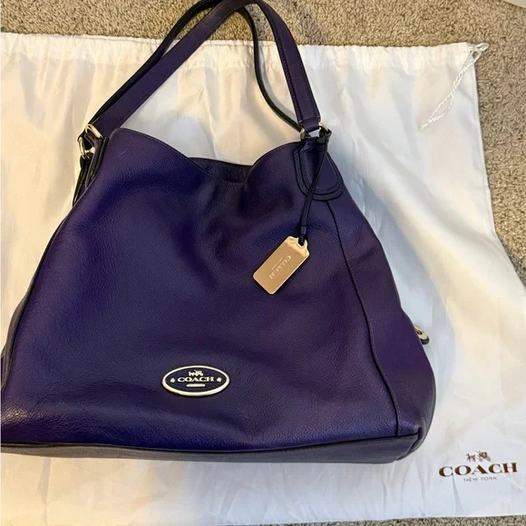 Coach Purple Bag - Picture 2 of 6